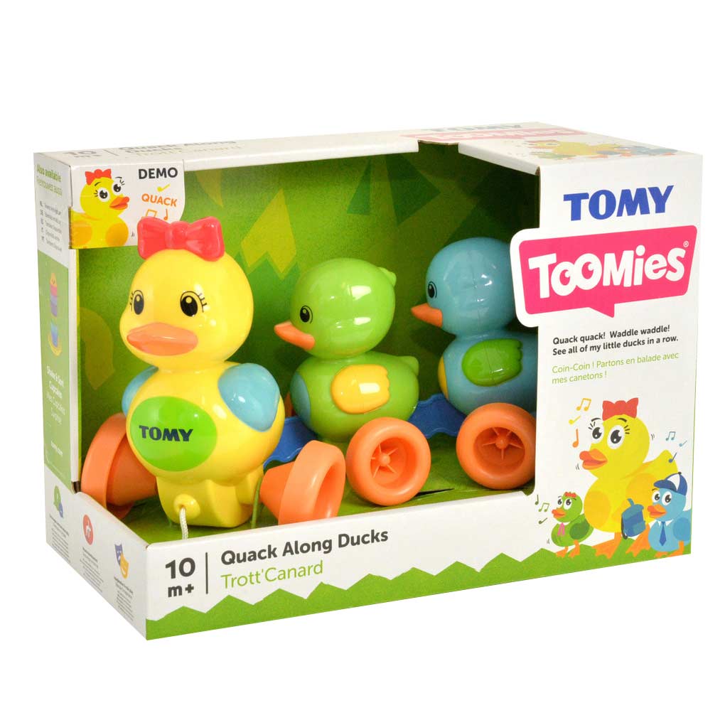 Tomy Toomies Βρεφικό Παιχνίδι Παπάκια Στη Σειρά Για 10+ Μηνών - Image 3