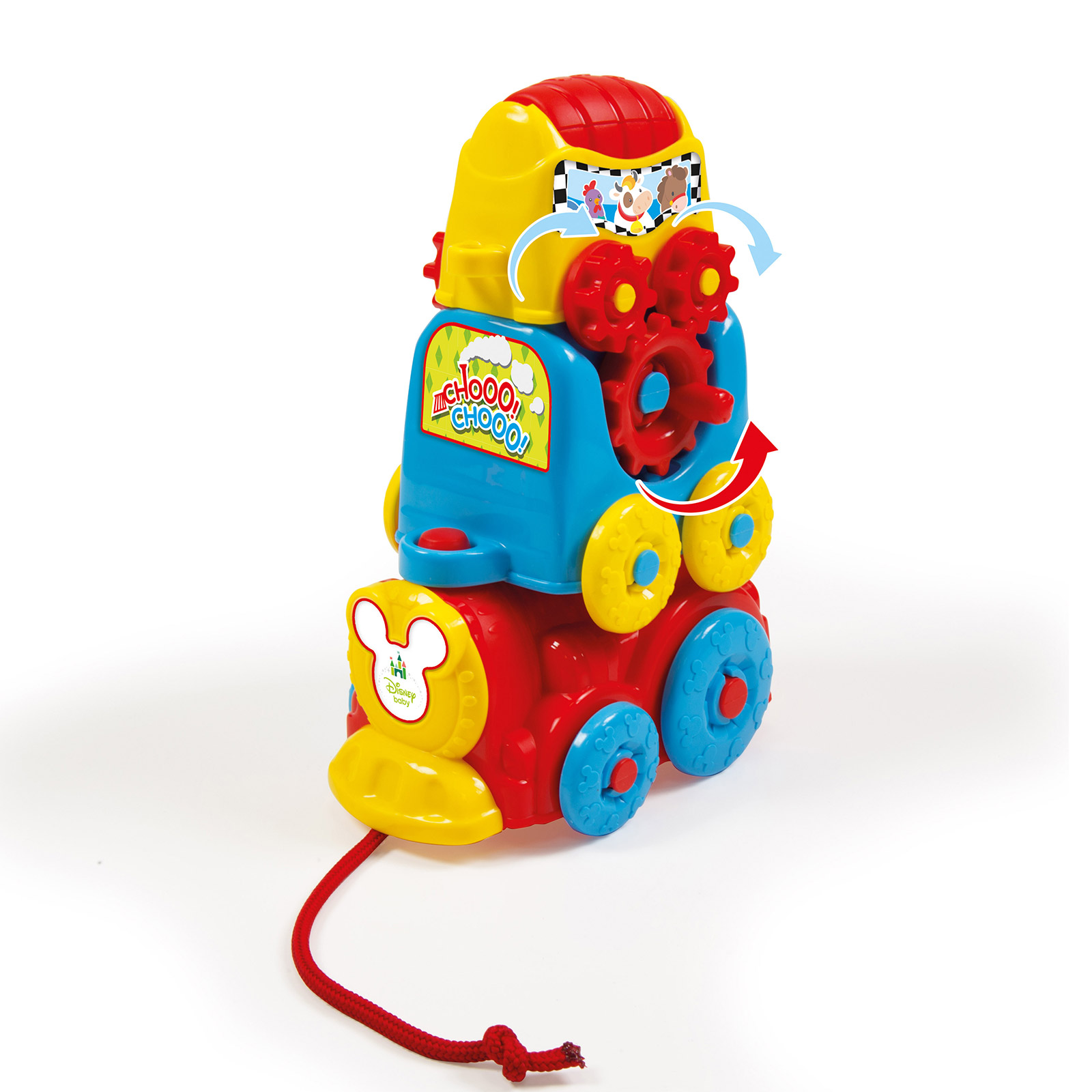 Baby Clementoni Disney Baby Βρεφικό Παιχνίδι Τρενάκι Pull Along Για 10+ Μηνών - Image 2