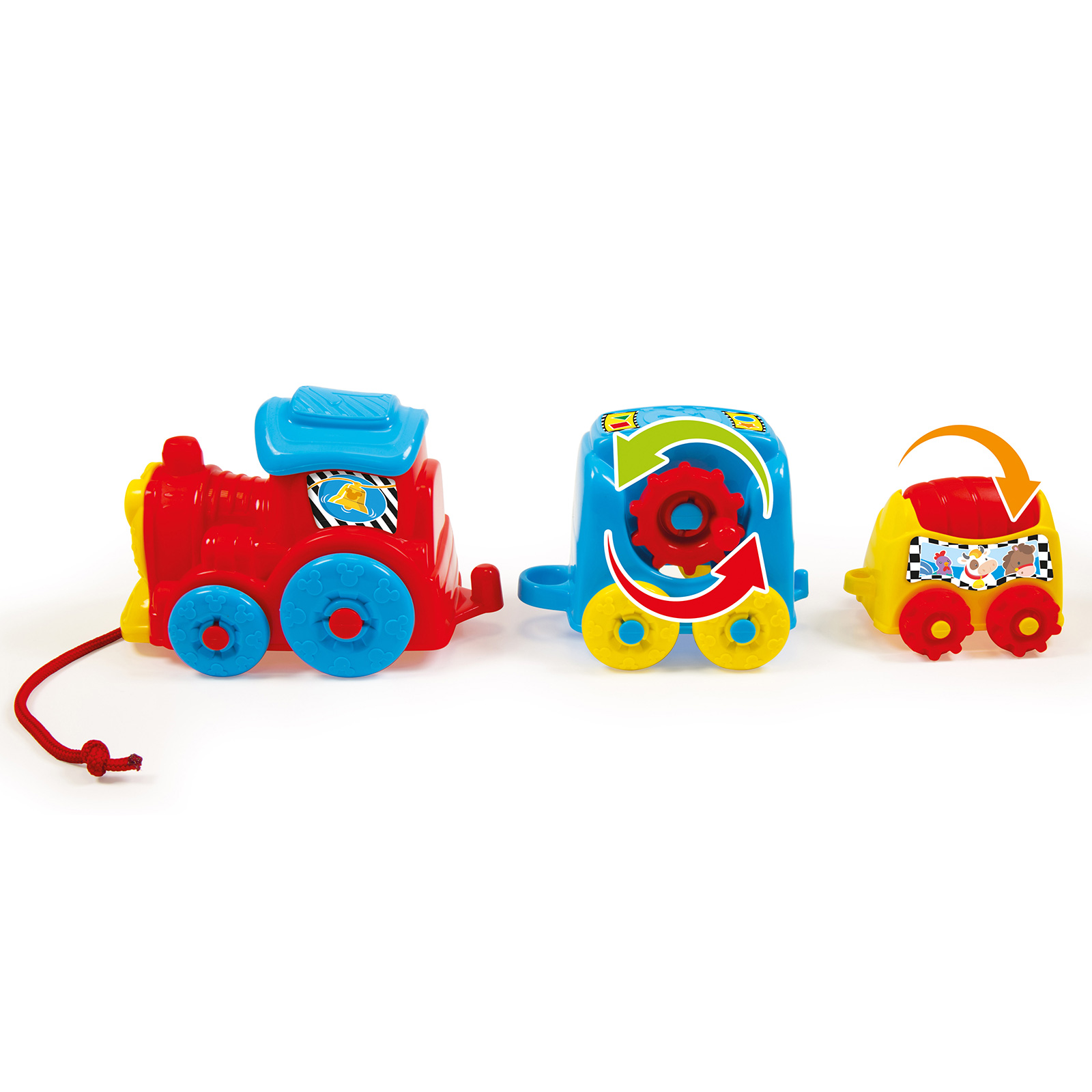 Baby Clementoni Disney Baby Βρεφικό Παιχνίδι Τρενάκι Pull Along Για 10+ Μηνών - Image 3
