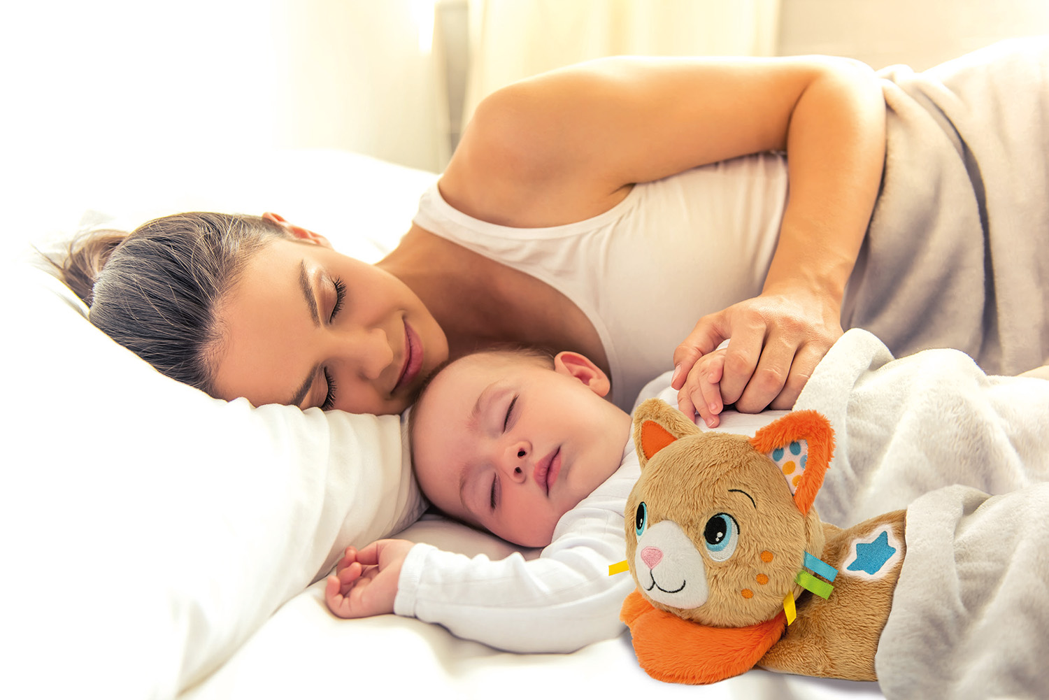 Baby Clementoni Βρεφικό Παιχνίδι Γατούλα - Χαλαρώνω & Ηρεμώ Για 0+ Μηνών - Image 5