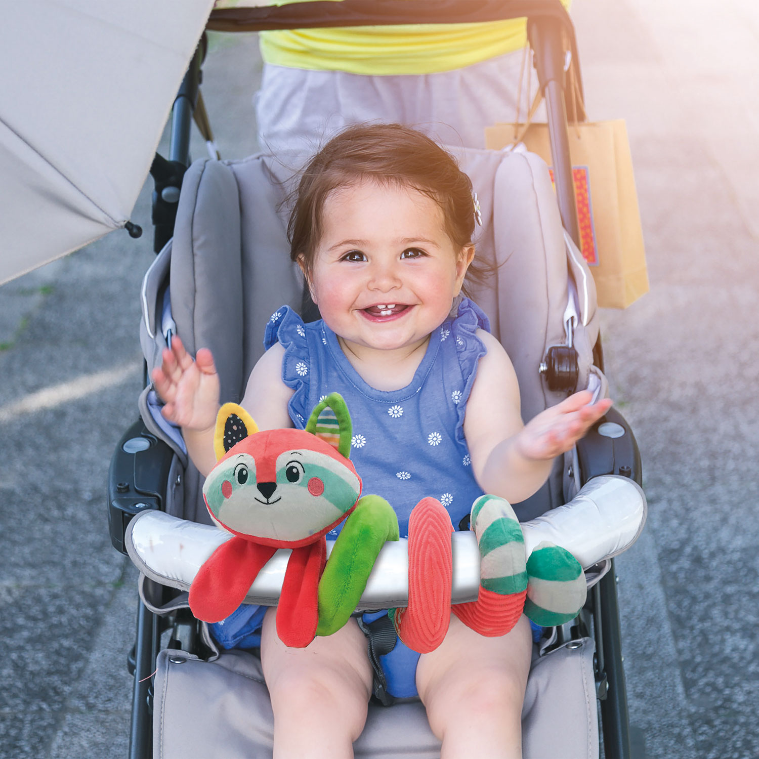 Baby Clementoni Βρεφικό Κρεμαστό Κούνιας Χαρούμενα Ζωάκια Για 0+ Μηνών - Image 3