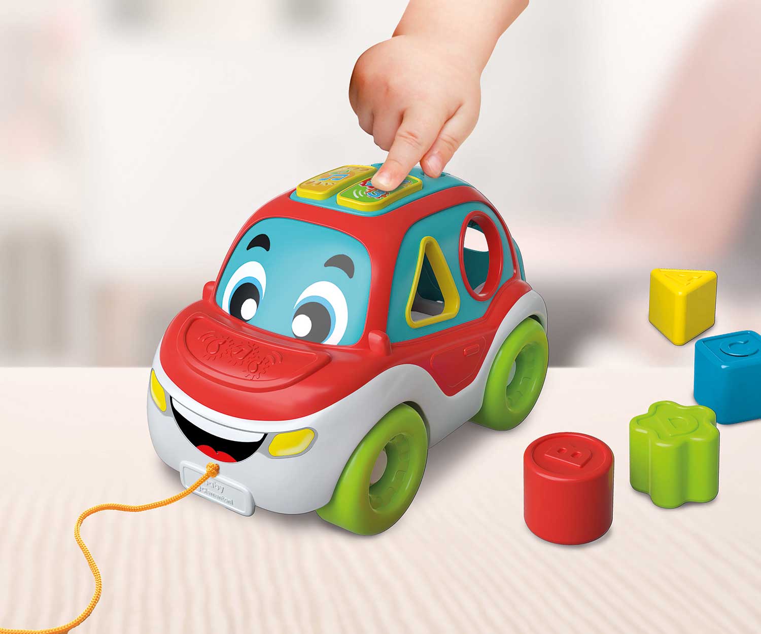 Baby Clementoni Βρεφικό Εκπαιδευτικό Μάκης Αυτοκινητάκης Για 9+ Μηνών - Image 3