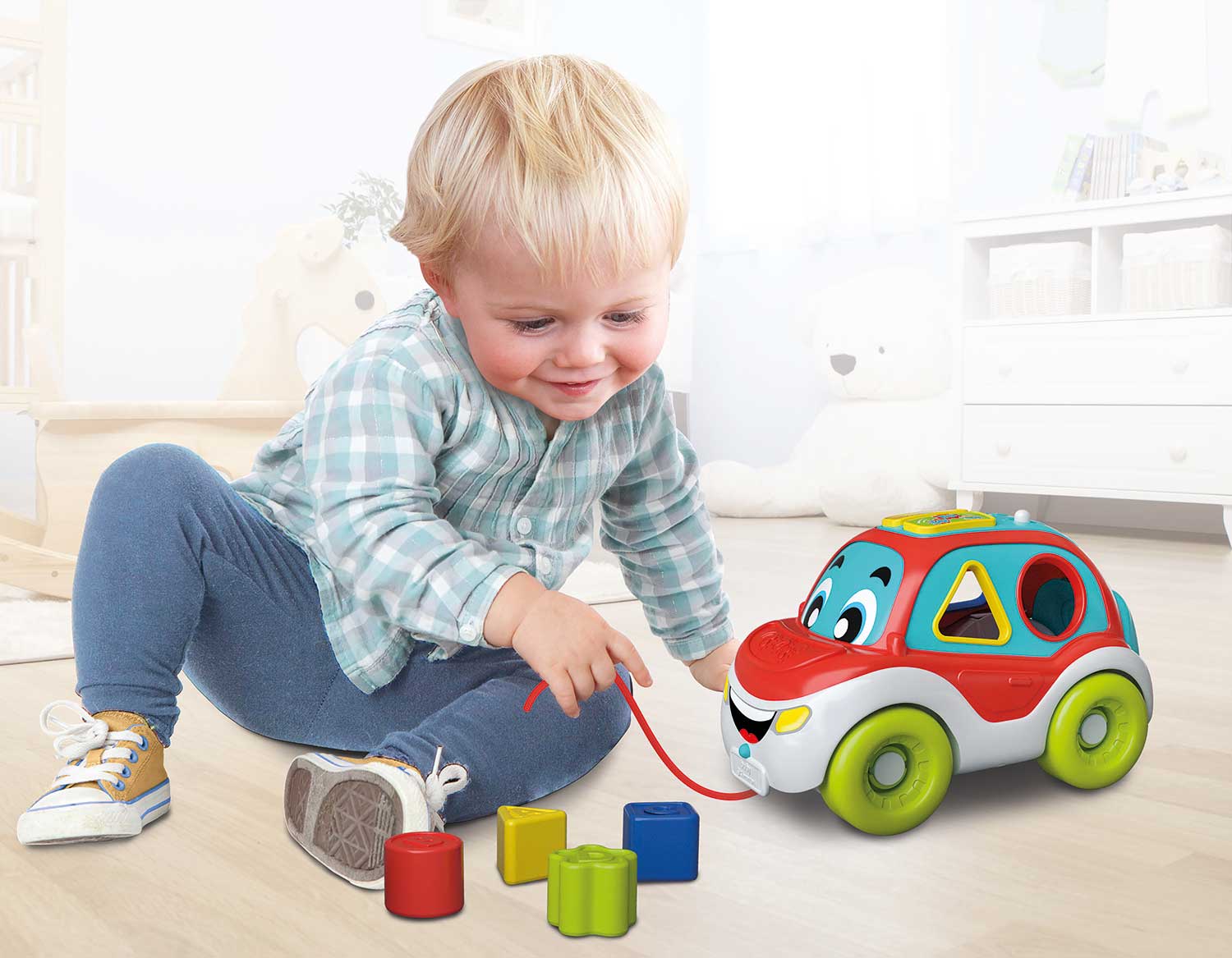 Baby Clementoni Βρεφικό Εκπαιδευτικό Μάκης Αυτοκινητάκης Για 9+ Μηνών - Image 5