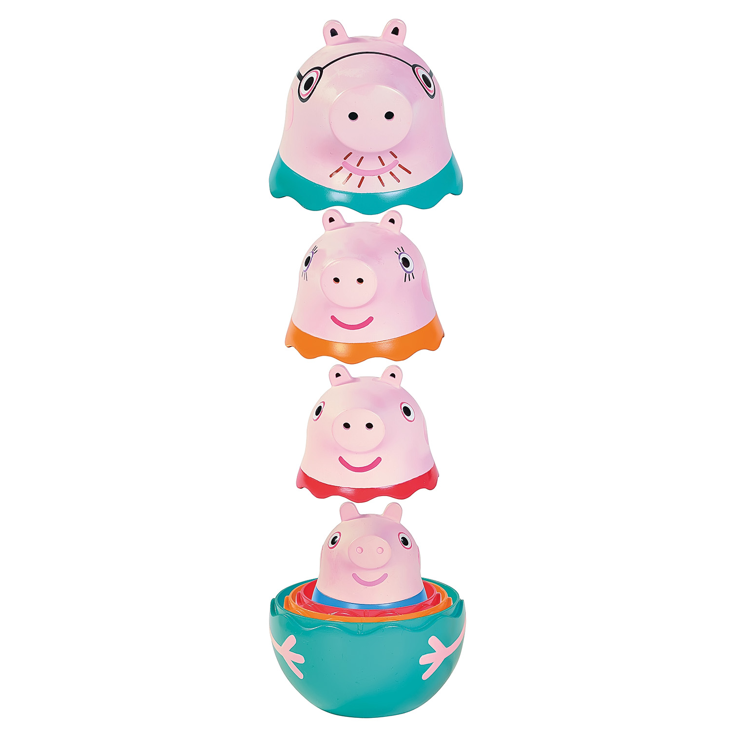 Tomy Toomies Βρεφικό Παιχνίδι Μπάνιου Οικογένεια Peppa Pig στη Φωλιά Για 18+ Μηνών - Image 2