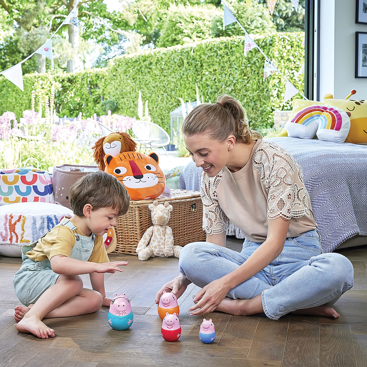Tomy Toomies Βρεφικό Παιχνίδι Μπάνιου Οικογένεια Peppa Pig στη Φωλιά Για 18+ Μηνών - Image 4
