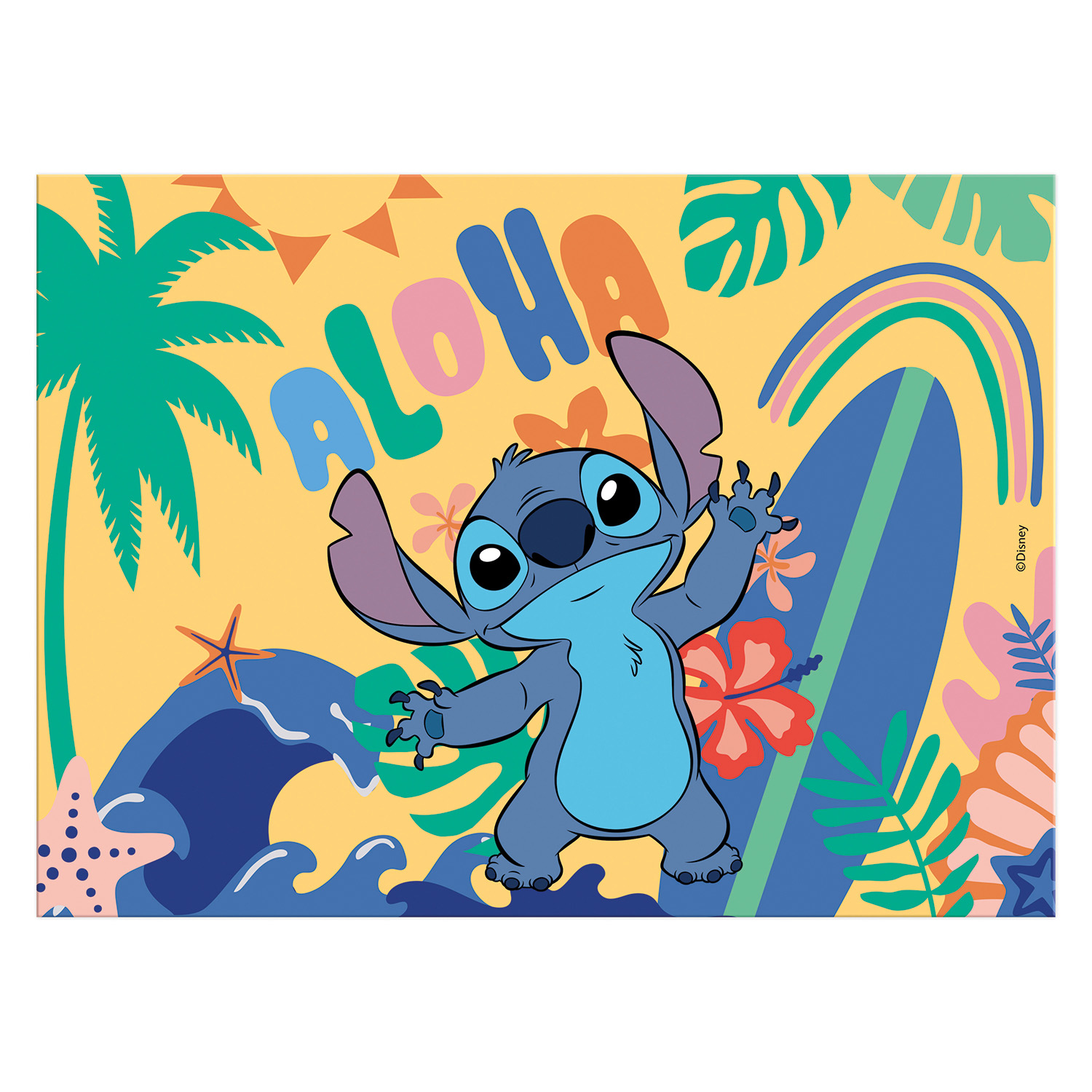AS Σετ Ζωγραφικής Disney Stitch Σε Διάφανη Τσάντα Για 3+ Χρονών - Image 3