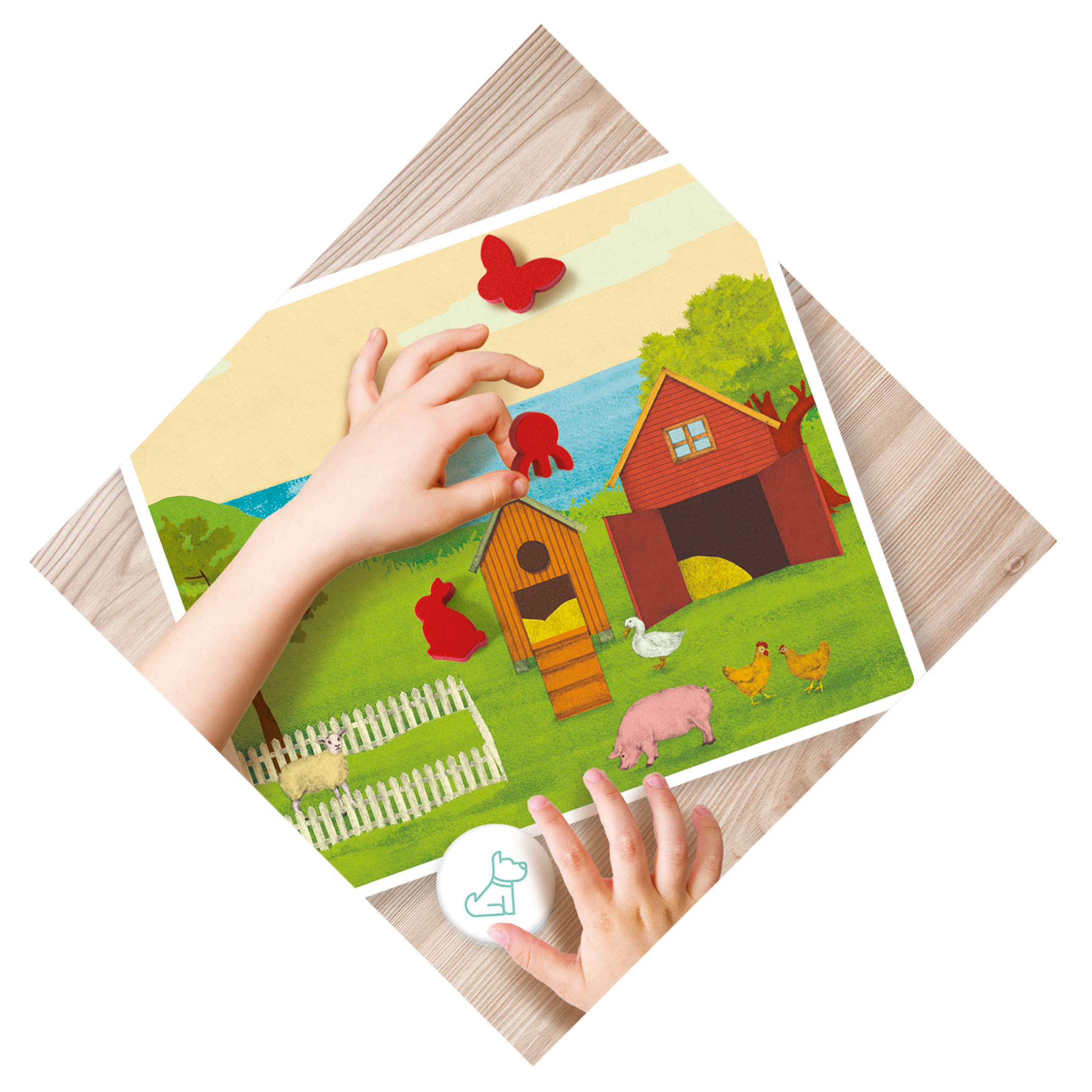 Montessori Εκπαιδευτικό Παιχνίδι Αυτό Εδώ, Αυτό Εκεί Για 3-6 Χρονών - Image 3