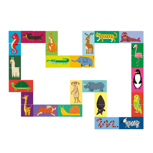 Alternative view of Εξυπνούλης Εκπαιδευτικό Παιχνίδι Ντόμινο Ζωάκια Και Αριθμοί Για 4+ Χρονών