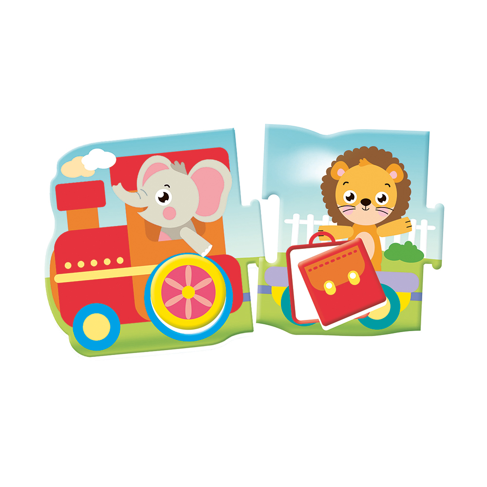 Εξυπνούλης Baby Montessori Εκπαιδευτικό Παιχνίδι Τρενάκι Με Σχήματα Για 12-36 Μηνών - Image 4