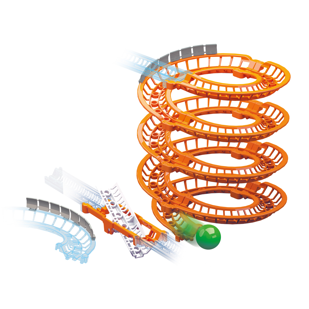 Μαθαίνω Και Δημιουργώ Action-Reaction Εκπαιδευτικό Spiral Tracks-Guardrail-Trapdoor Exp. Pack - Image 2