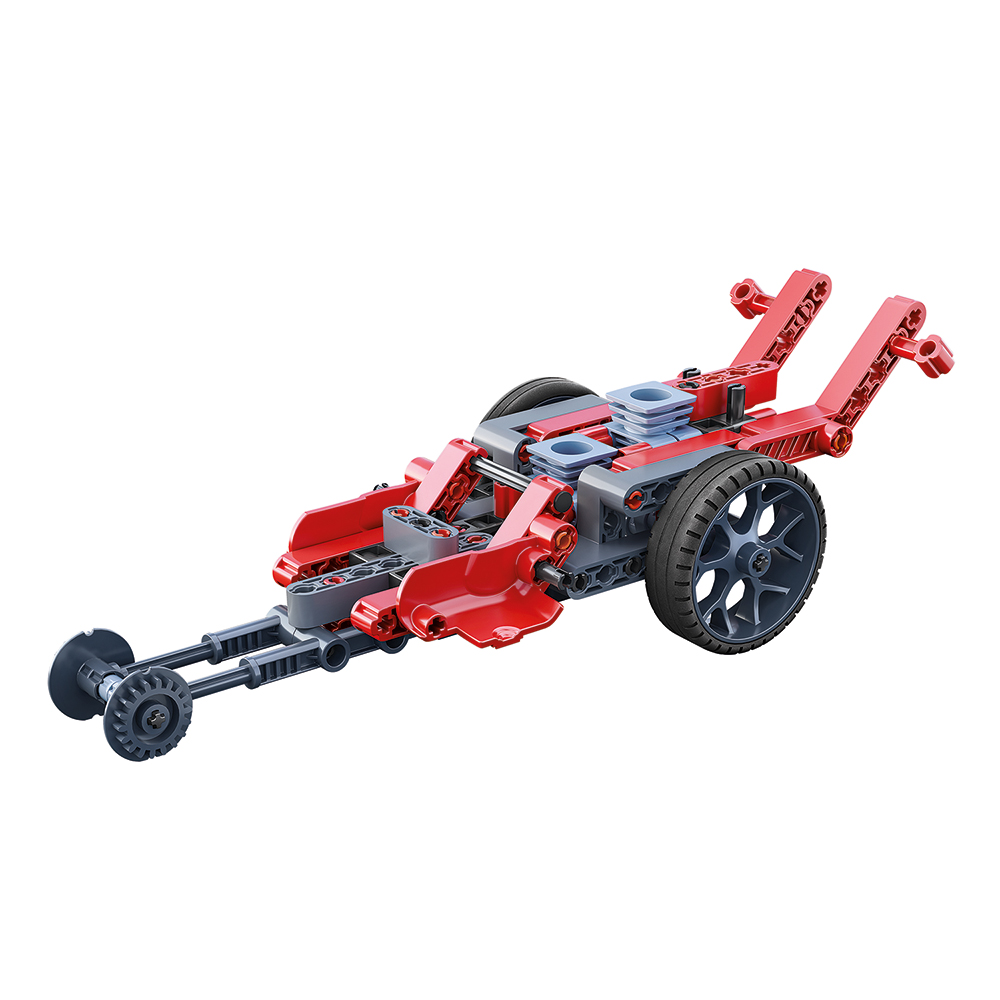 Μαθαίνω Και Δημιουργώ Build Εκπαιδευτικό Παιχνίδι Εργαστήριο Μηχανικής Roadster & Dragster Για 8+ Χρ - Image 4