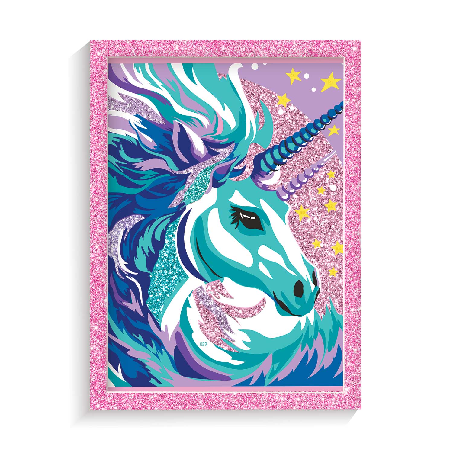 HappiHobbi Paint & Frame Paint by Numbers Fairytale Unicorn Για Ηλικίες 8+ Χρονών - Image 4