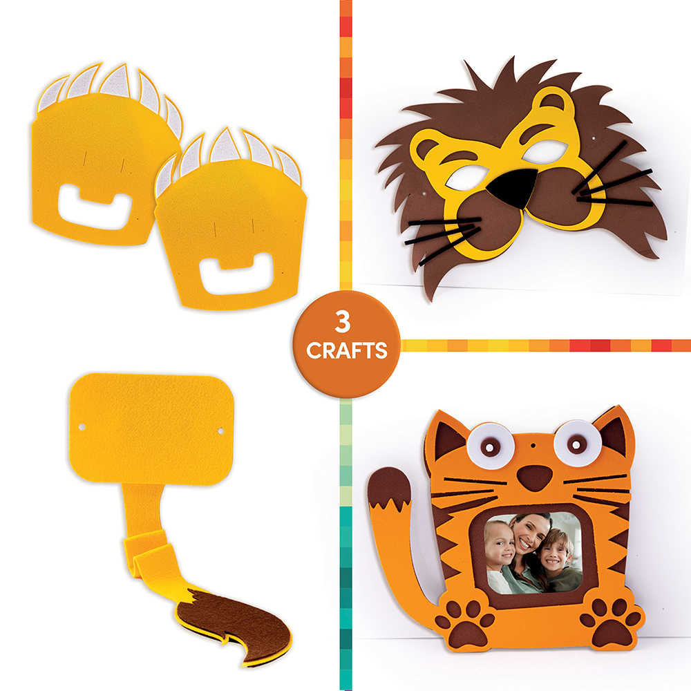 AS Craft Ζωάκια Παιχνίδι Με 3 Χειροτεχνίες DIY Για 3+ Χρονών - Image 3