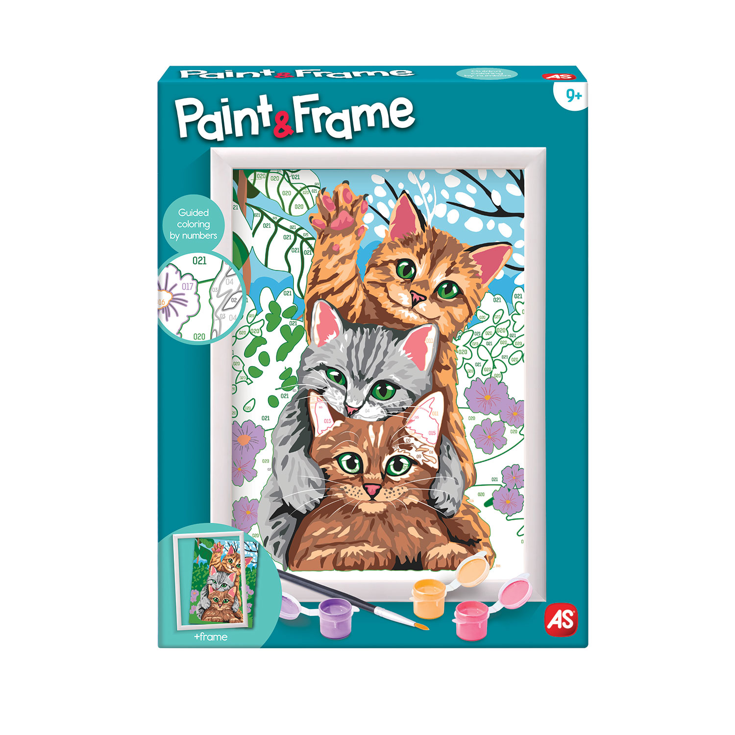 Paint & Frame Paint by Numbers | Funny Kitties - Cute Bunnies - Loving Puppy - Magic Unicorn | Για 9+ Χρονών - Image 2