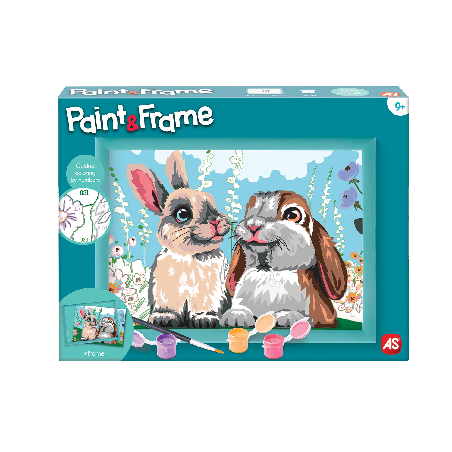 Paint & Frame Paint by Numbers | Funny Kitties - Cute Bunnies - Loving Puppy - Magic Unicorn | Για 9+ Χρονών - Image 3