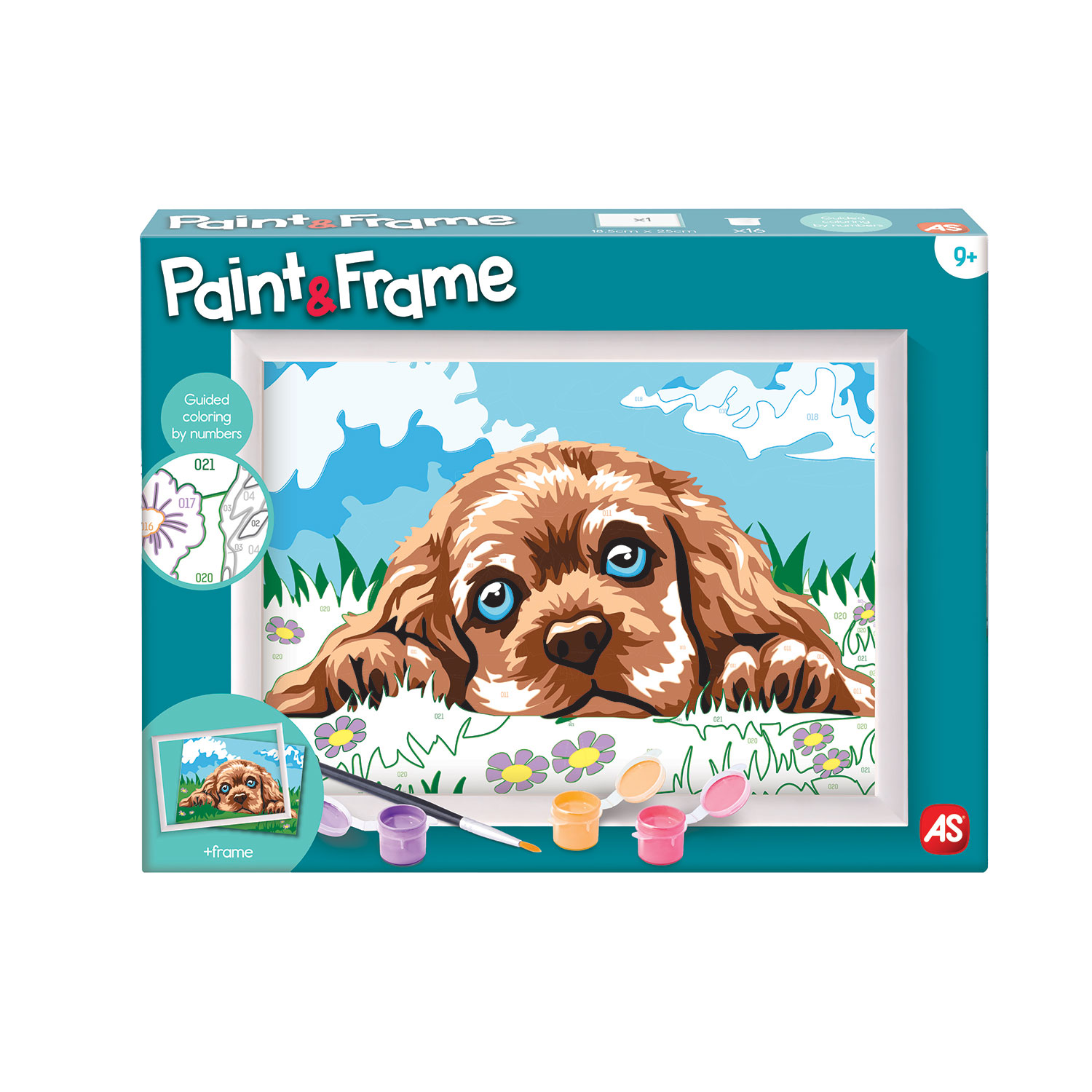 Paint & Frame Paint by Numbers | Funny Kitties - Cute Bunnies - Loving Puppy - Magic Unicorn | Για 9+ Χρονών - Image 4