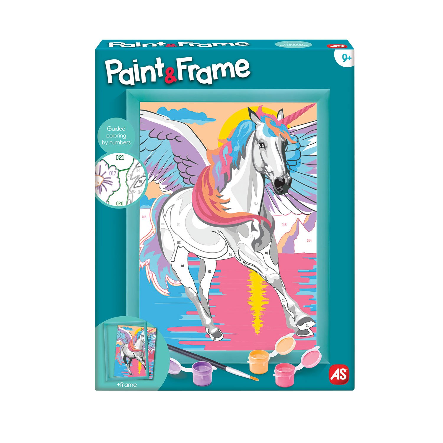 Paint & Frame Paint by Numbers | Funny Kitties - Cute Bunnies - Loving Puppy - Magic Unicorn | Για 9+ Χρονών - Image 5