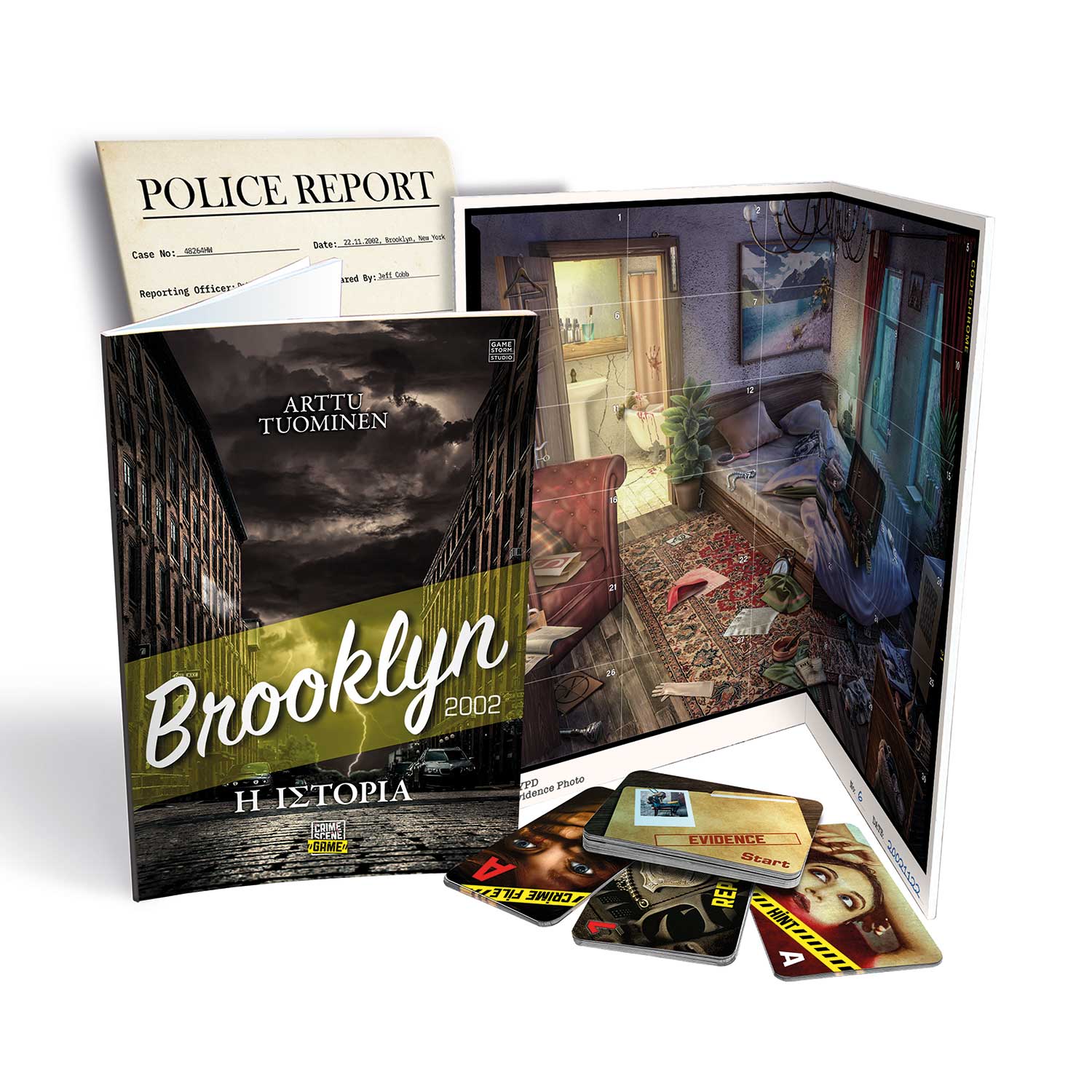 AS Games Επιτραπέζιο Παιχνίδι Crime Scene Brooklyn 2002 Για Ηλικίες 18+ Χρονών Και 1+ Παίκτες - Image 4