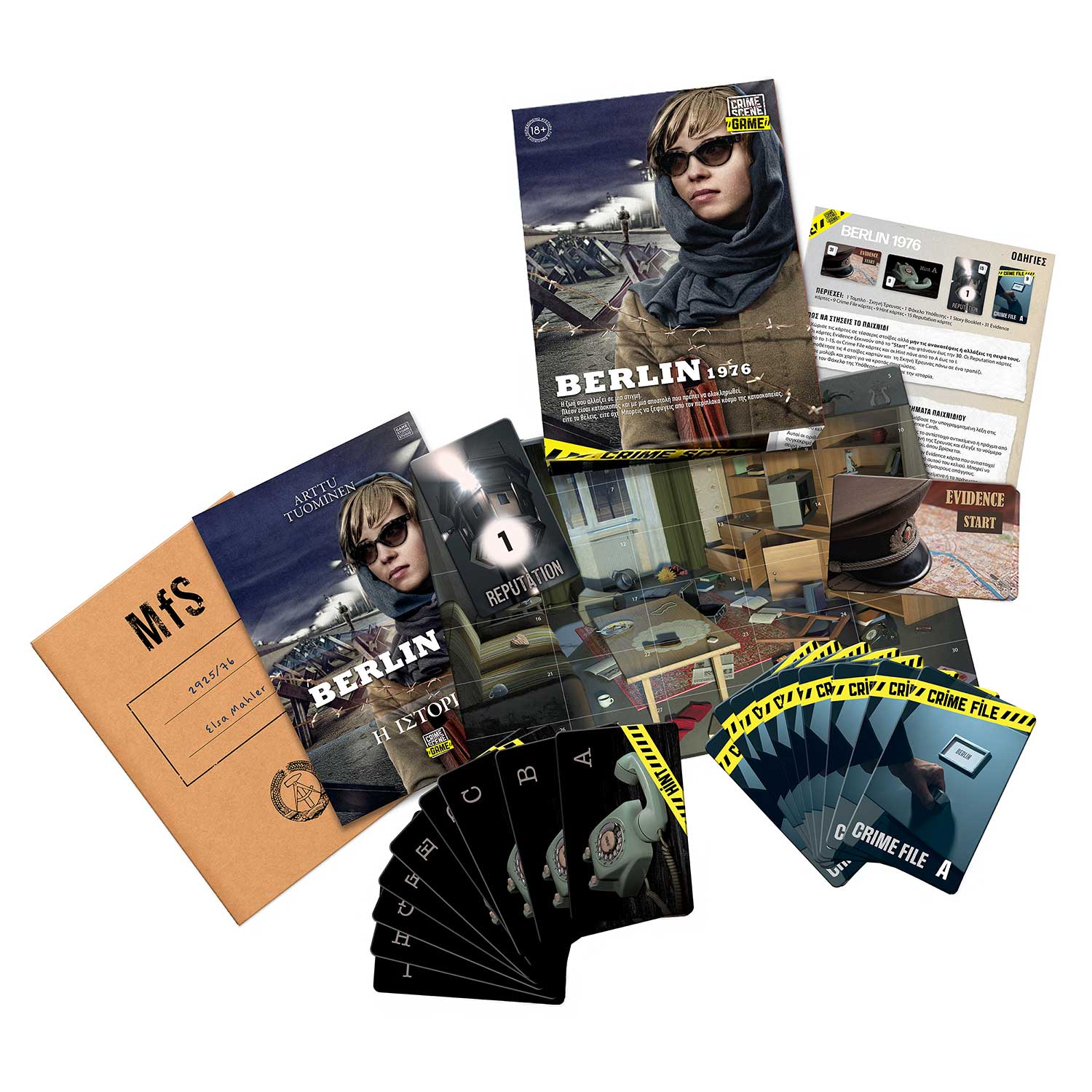 AS Games Επιτραπέζιο Παιχνίδι Crime Scene Berlin 1976 Για Ηλικίες 18+ Χρονών Και 1+ Παίκτες - Image 3