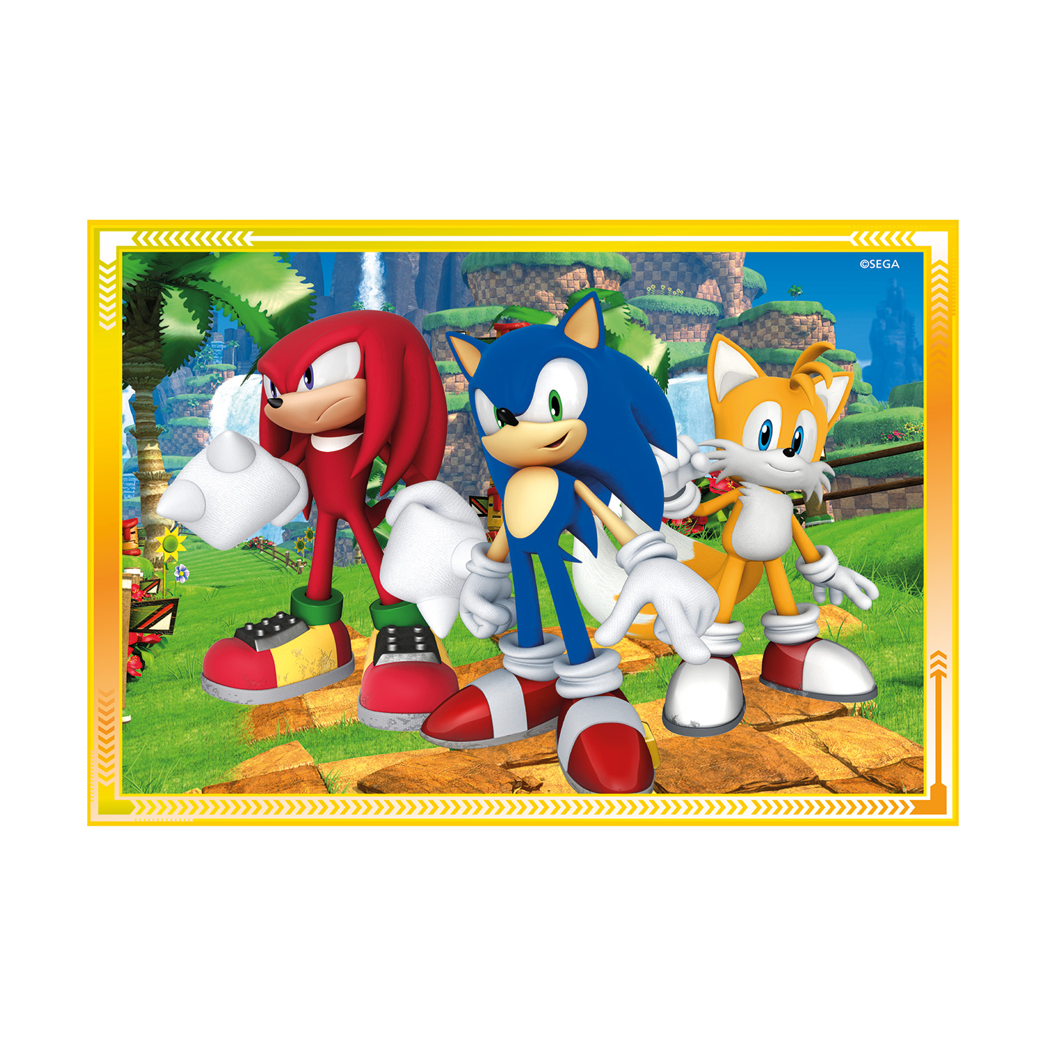 Clementoni Παιδικό Παζλ 4 in 1 Super Color Sonic 12-16-20-24 τμχ - Image 3