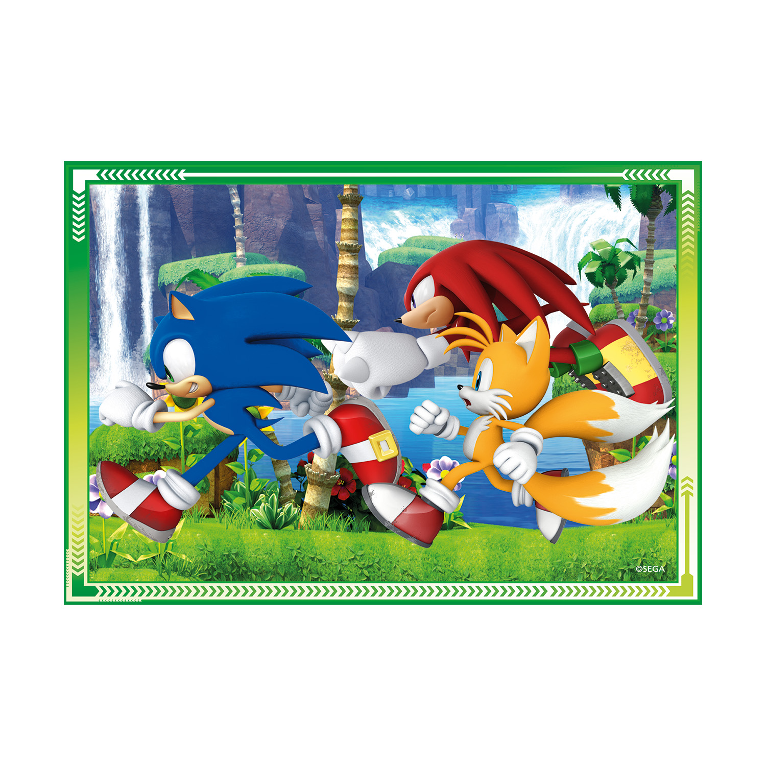 Clementoni Παιδικό Παζλ 4 in 1 Super Color Sonic 12-16-20-24 τμχ - Image 5
