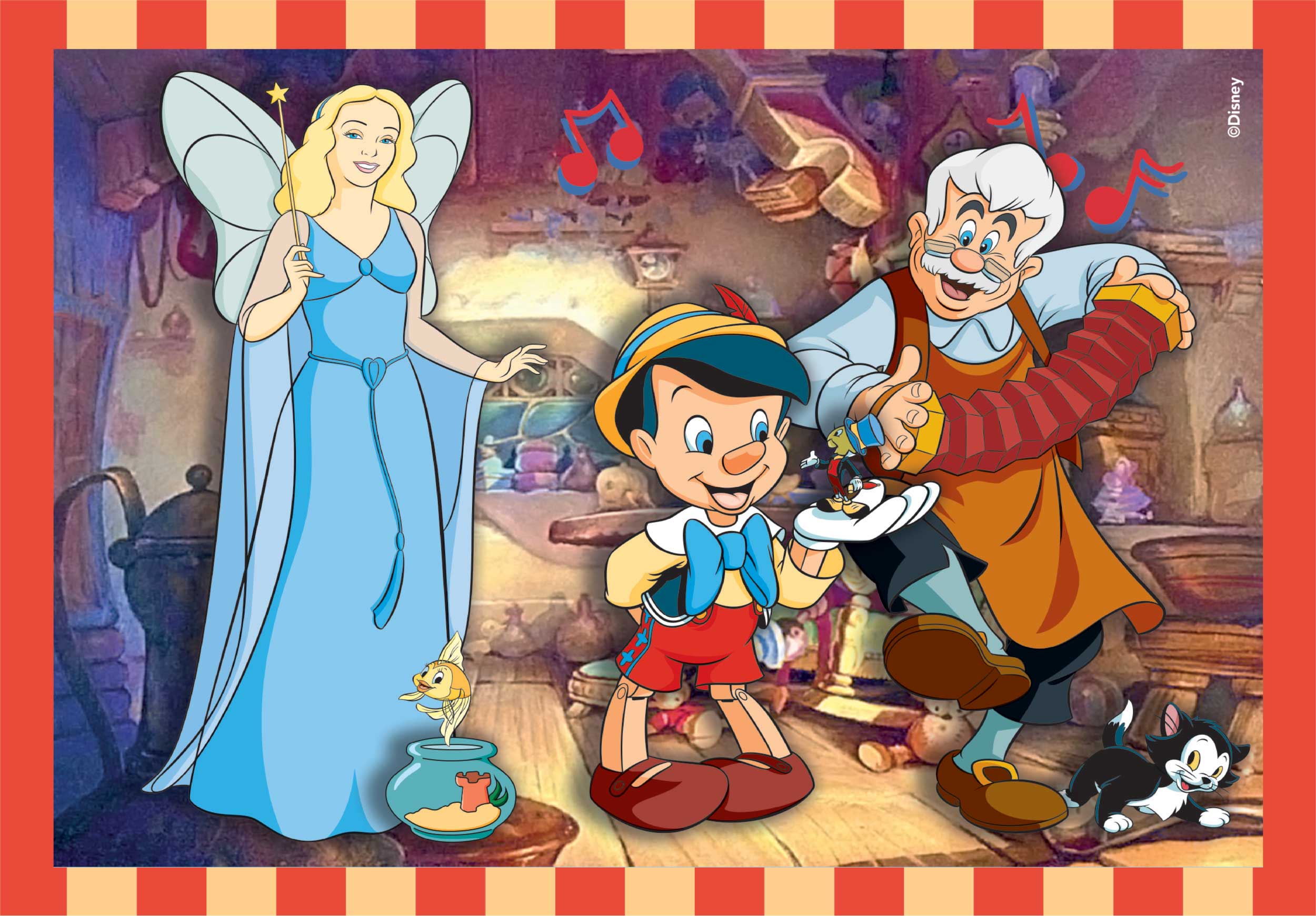 Clementoni Παιδικό Παζλ 4 in 1 Super Color Disney Classic 12-16-20-24 τμχ - Image 2