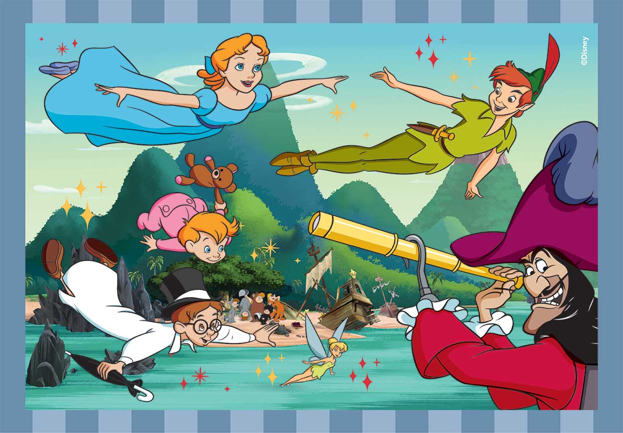 Clementoni Παιδικό Παζλ 4 in 1 Super Color Disney Classic 12-16-20-24 τμχ - Image 3