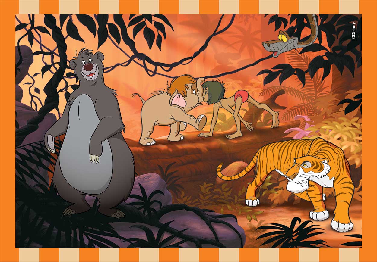 Clementoni Παιδικό Παζλ 4 in 1 Super Color Disney Classic 12-16-20-24 τμχ - Image 4