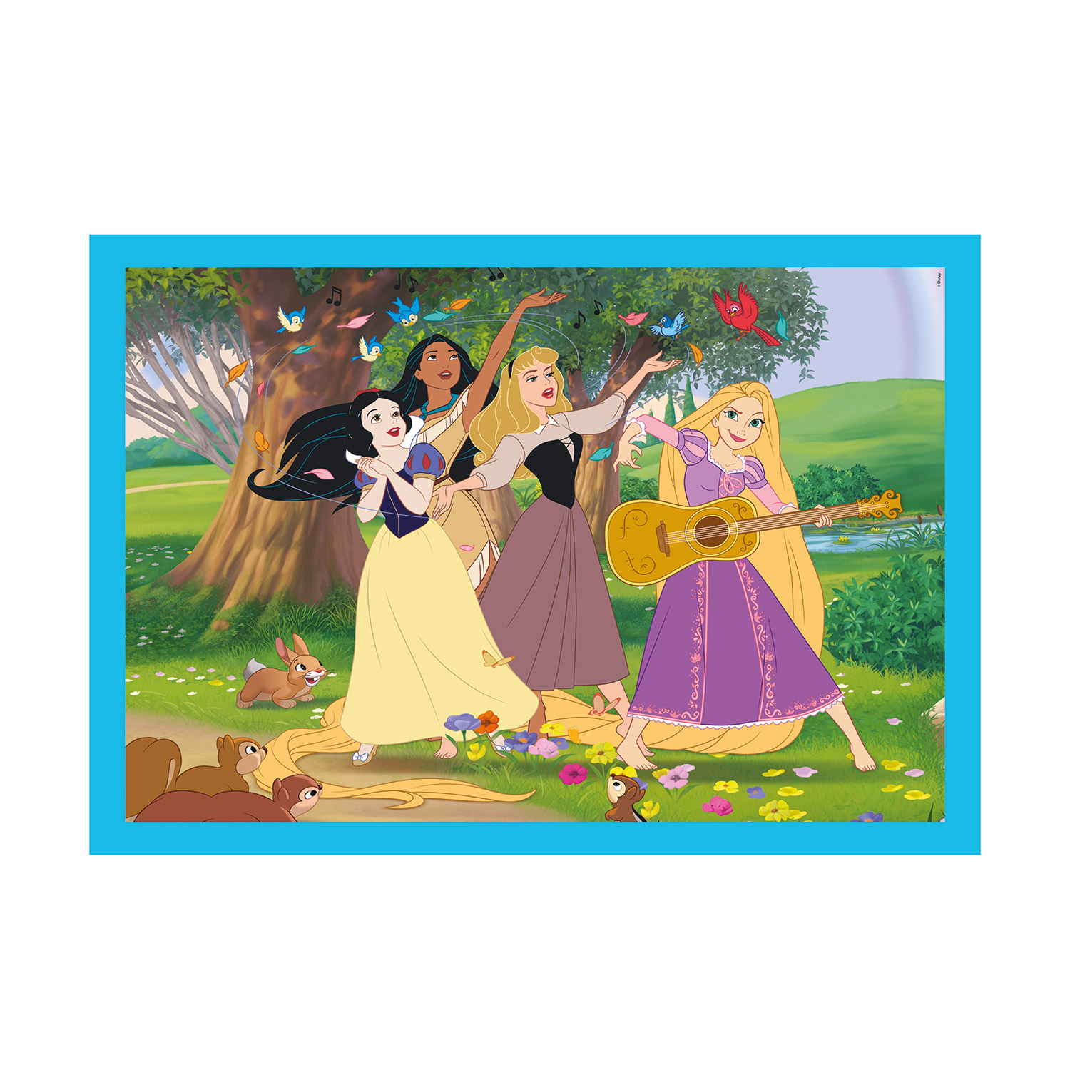 Clementoni Παιδικό Παζλ 4 in 1 Super Color Disney Princess 12-16-20-24 τμχ - Image 3