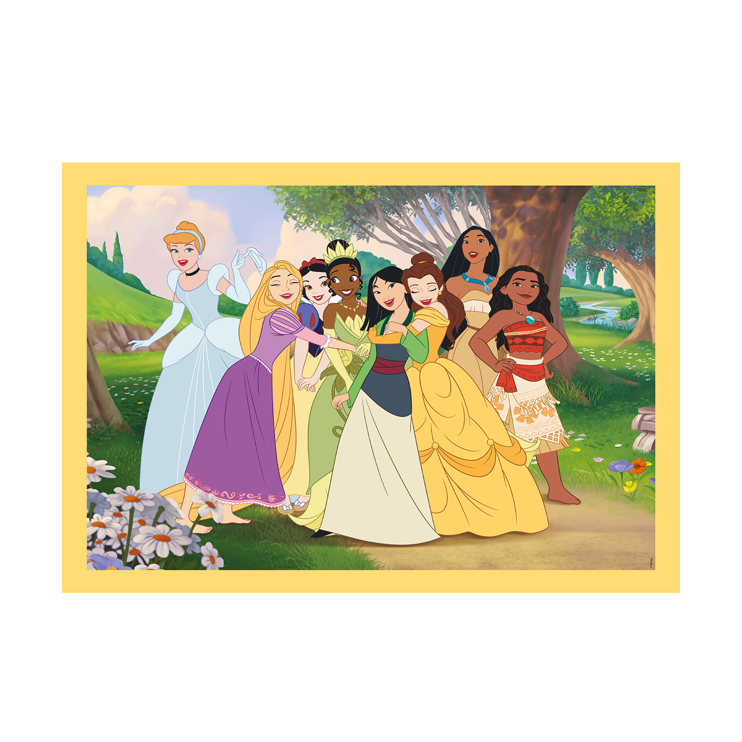 Clementoni Παιδικό Παζλ 4 in 1 Super Color Disney Princess 12-16-20-24 τμχ - Image 4