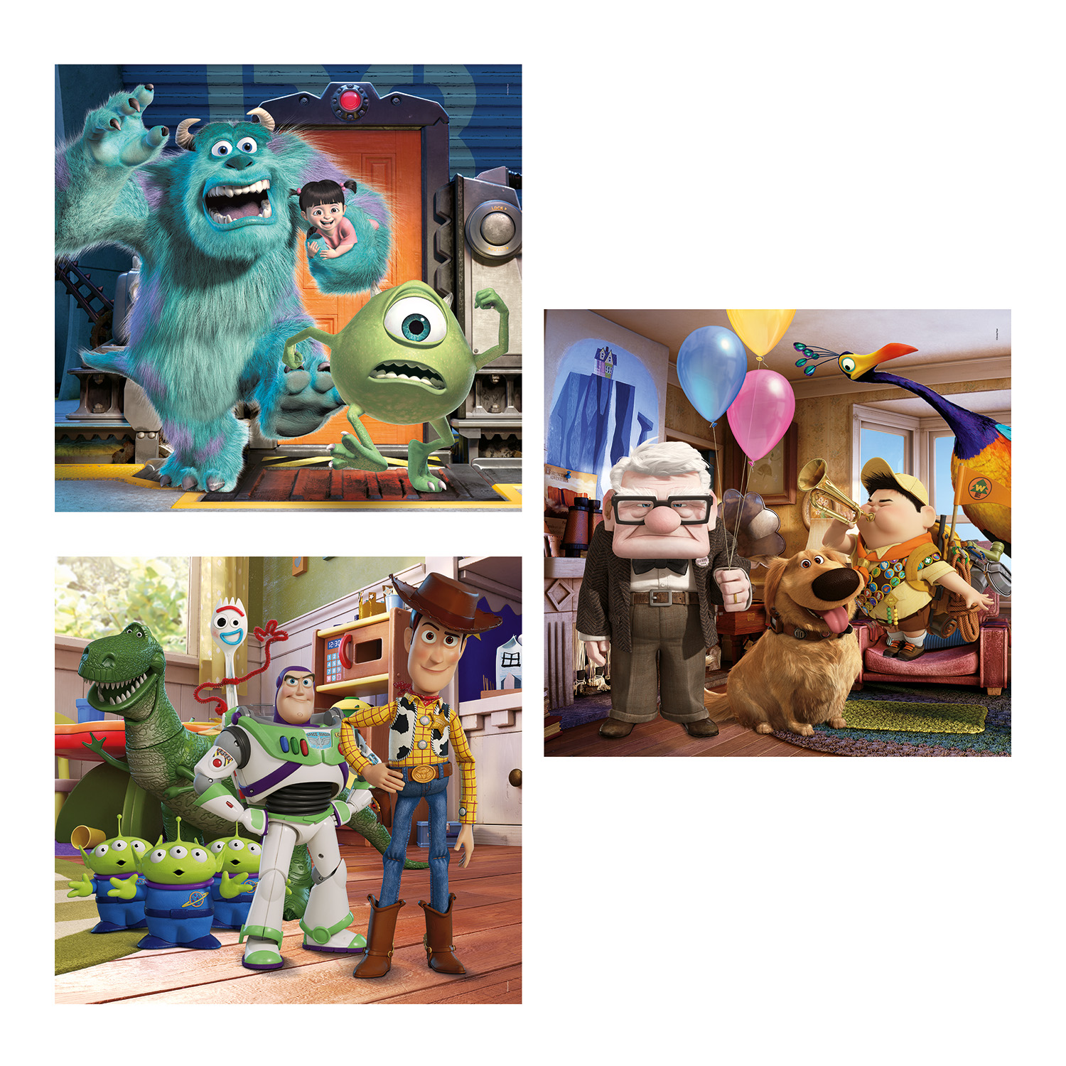 Clementoni Παιδικό Παζλ Super Color Pixar 3x48 τμχ - Image 2