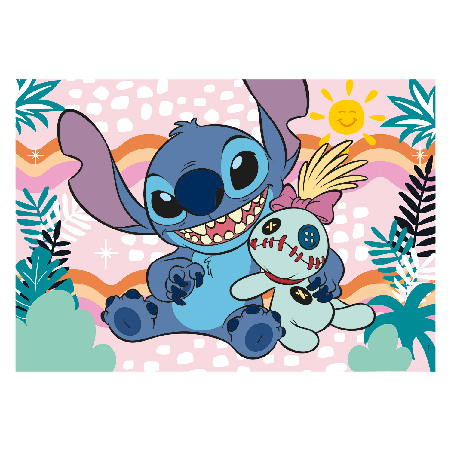 Clementoni Παιδικό Παζλ Super Color Disney Stitch 60 τμχ - Image 2