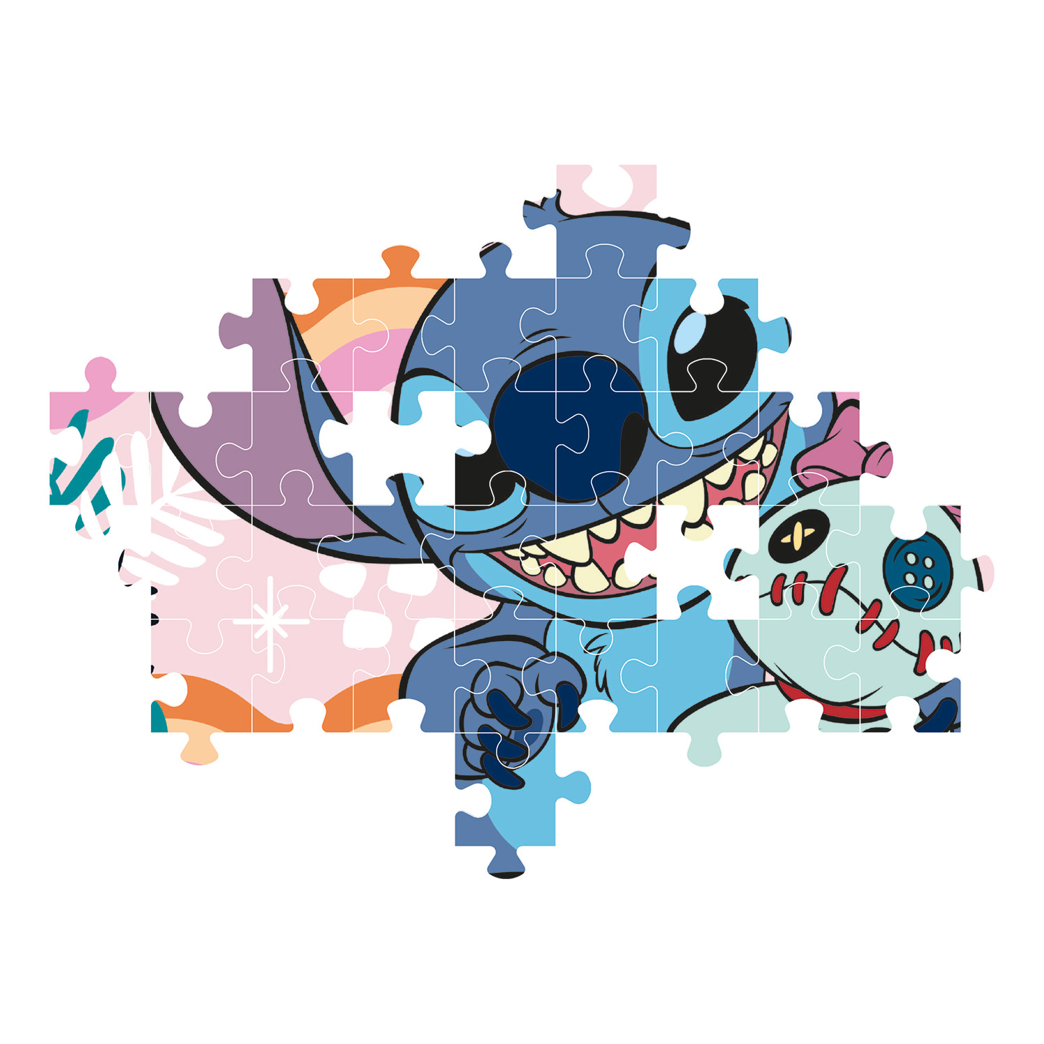 Clementoni Παιδικό Παζλ Super Color Disney Stitch 60 τμχ - Image 3