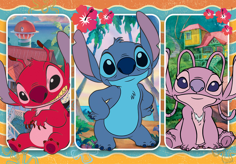 Clementoni Παιδικό Παζλ Maxi Super Color Disney Stitch 24 τμχ - Image 2