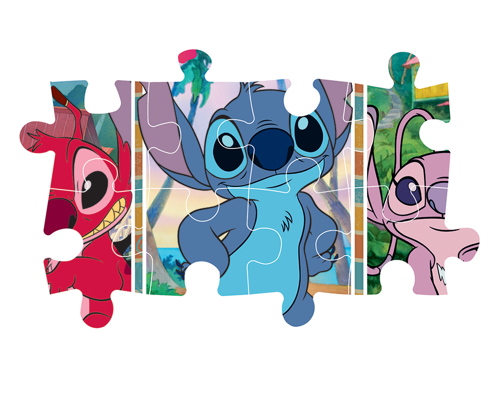 Clementoni Παιδικό Παζλ Maxi Super Color Disney Stitch 24 τμχ - Image 5