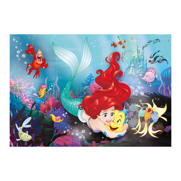 Alternative view of Clementoni Παιδικό Παζλ Maxi Supercolor Disney Η Μικρή Γοργόνα 24 τμχ