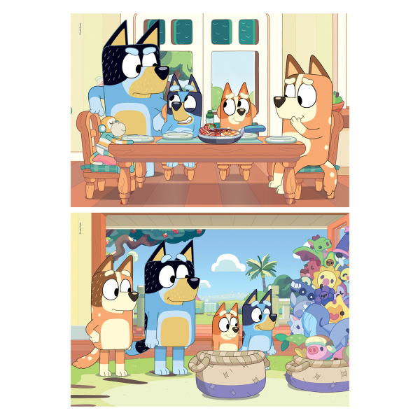 Alternative view of Clementoni Παιδικό Παζλ Super Color Bluey 2x20 τμχ