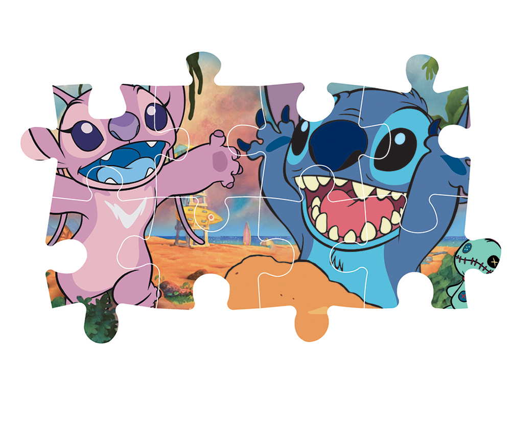 Clementoni Παιδικό Παζλ Maxi Supercolor Disney Stitch 60 τμχ - Image 4