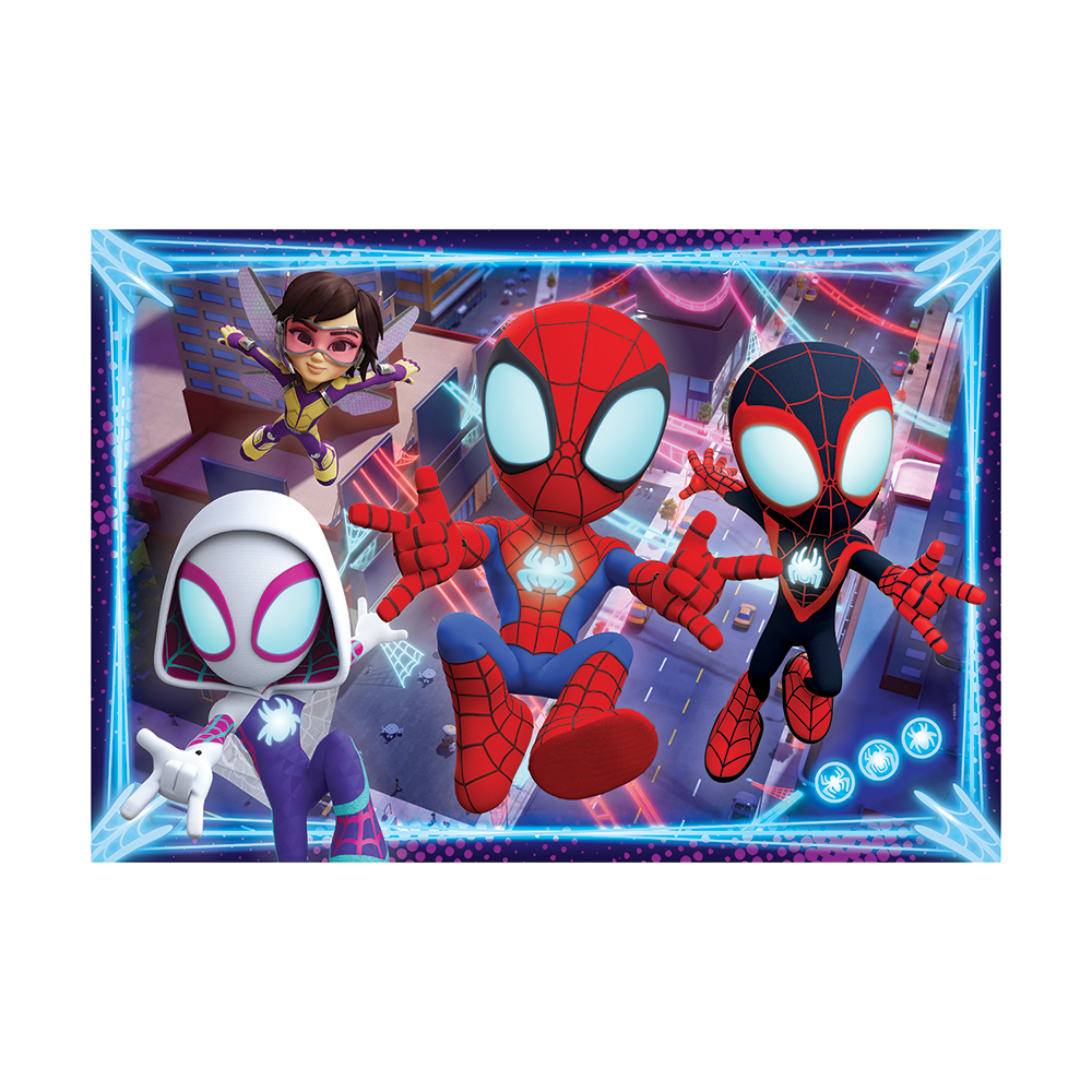 Clementoni Παιδικό Παζλ Maxi Super Color Marvel Spidey Και Οι Απίθανοι Φίλοι Του 24 τμχ - Image 2