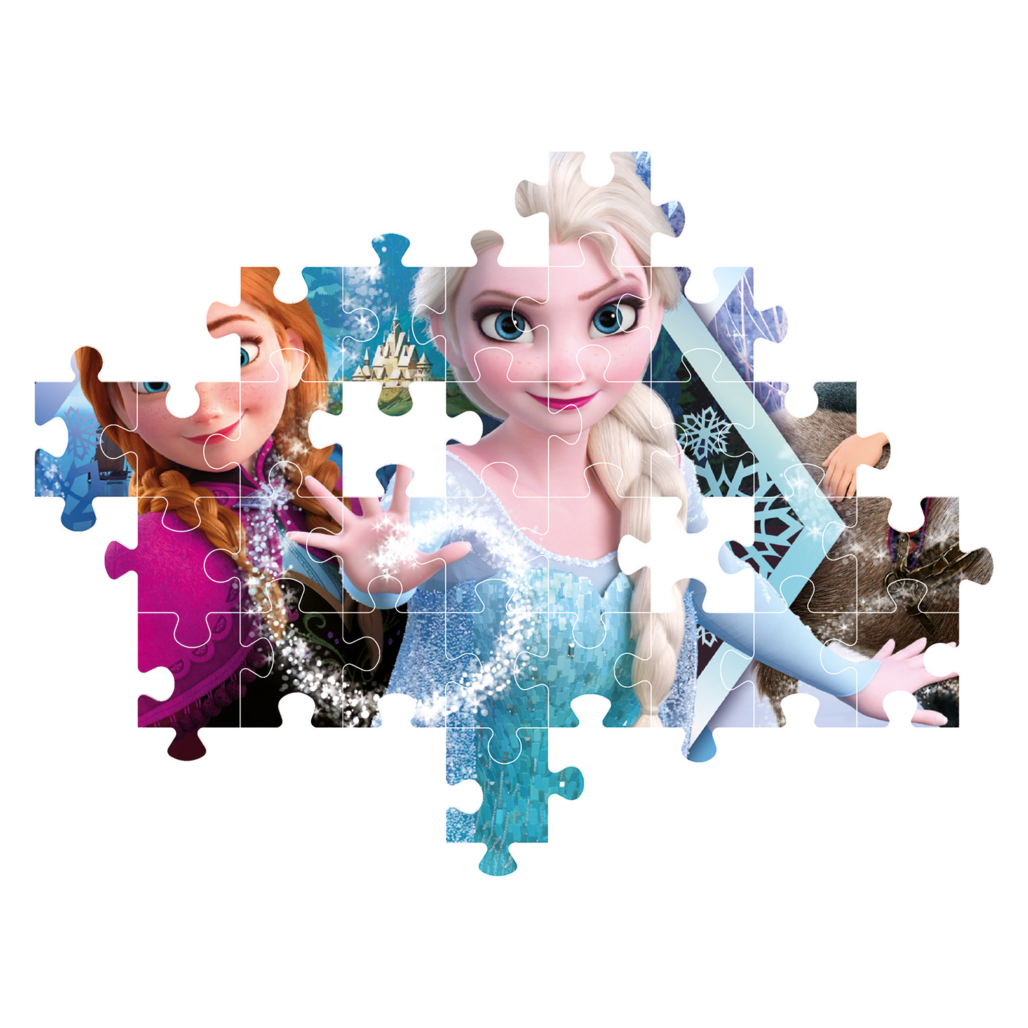 Clementoni Παιδικό Παζλ Super Color Disney Frozen 104 τμχ - Image 2
