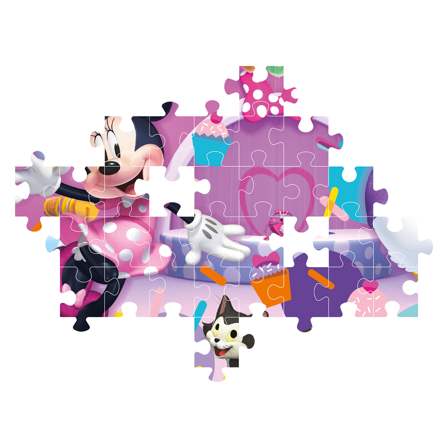 Clementoni Παιδικό Παζλ Super Color Disney Minnie 104 τμχ - Image 3