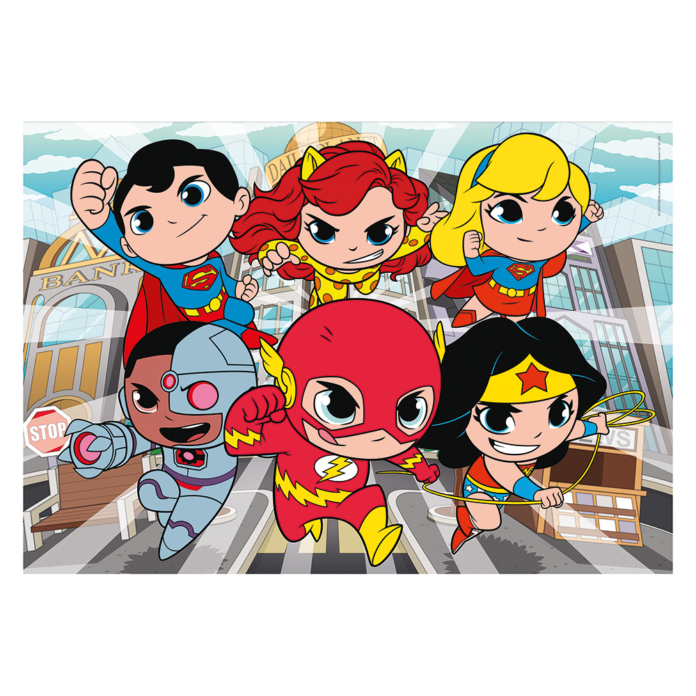 Clementoni Παιδικό Παζλ Maxi Super Color Superfriends 104 τμχ - Image 2