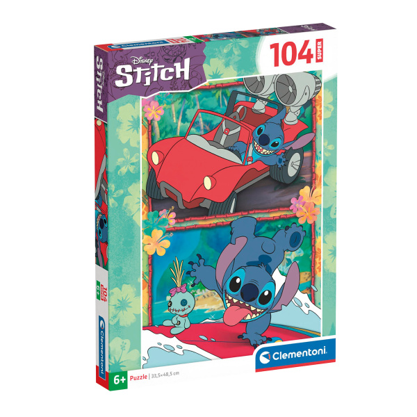Clementoni Παιδικό Παζλ Super Color Disney Stitch 104 τμχ