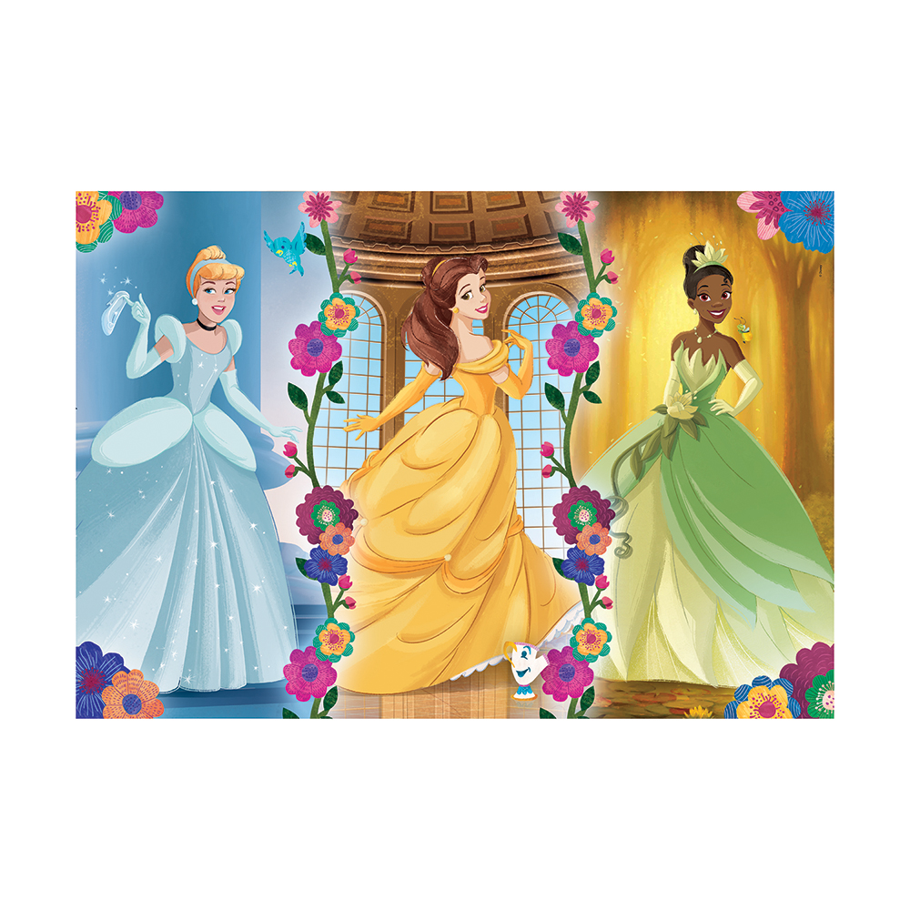 Clementoni Παιδικό Παζλ Super Color Disney Πριγκίπισσες 104 τμχ - Image 2