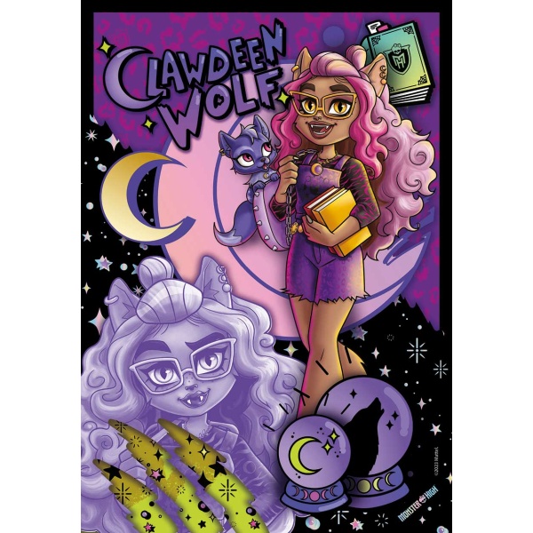 Alternative view of Clementoni Παιδικό Παζλ Monster High Coffin Pack Clawdeen Wolf 150 τμχ