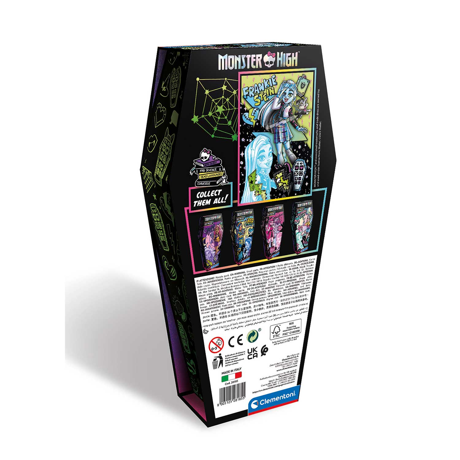 Clementoni Παιδικό Παζλ Monster High Coffin Pack Frankie Stein 150 τμχ - Image 4