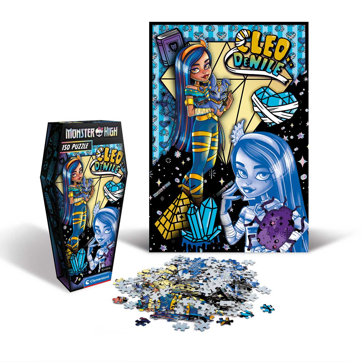 Clementoni Παιδικό Παζλ Monster High Coffin Pack Cleo Denile 150 τμχ - Image 3