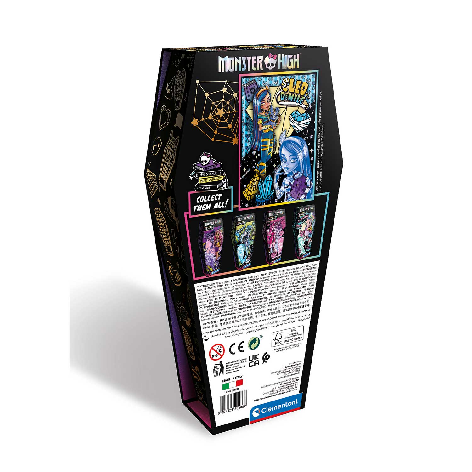 Clementoni Παιδικό Παζλ Monster High Coffin Pack Cleo Denile 150 τμχ - Image 4