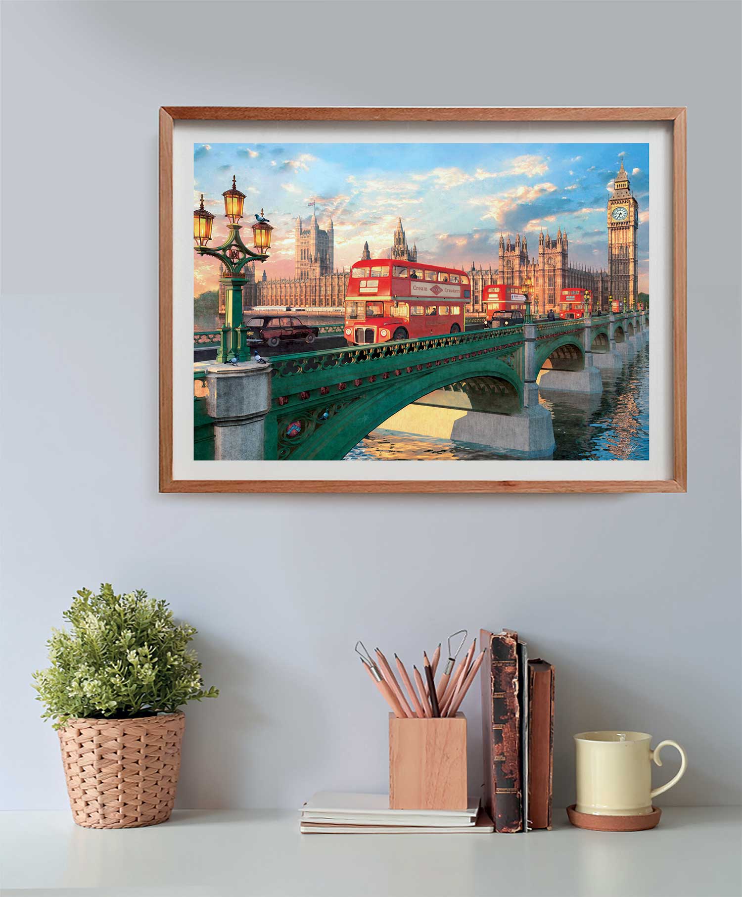 Clementoni Παζλ High Quality Collection Η Γέφυρα του Westminister 500 τμχ - Compact Box - Image 4