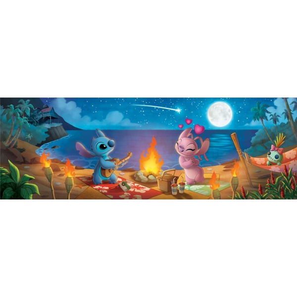 Alternative view of Clementoni Παζλ Panorama High Quality Collection Disney Stitch 1000 τμχ - Compact Box